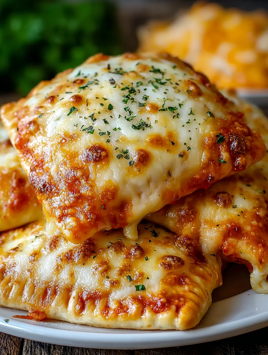 Eine Schicht von Käse auf einer Pizza.