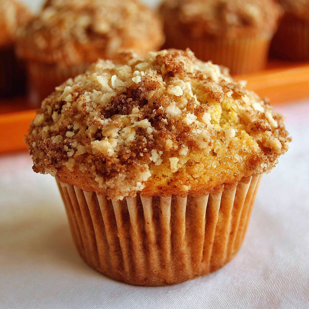 A cupcake with a brown and white topping.