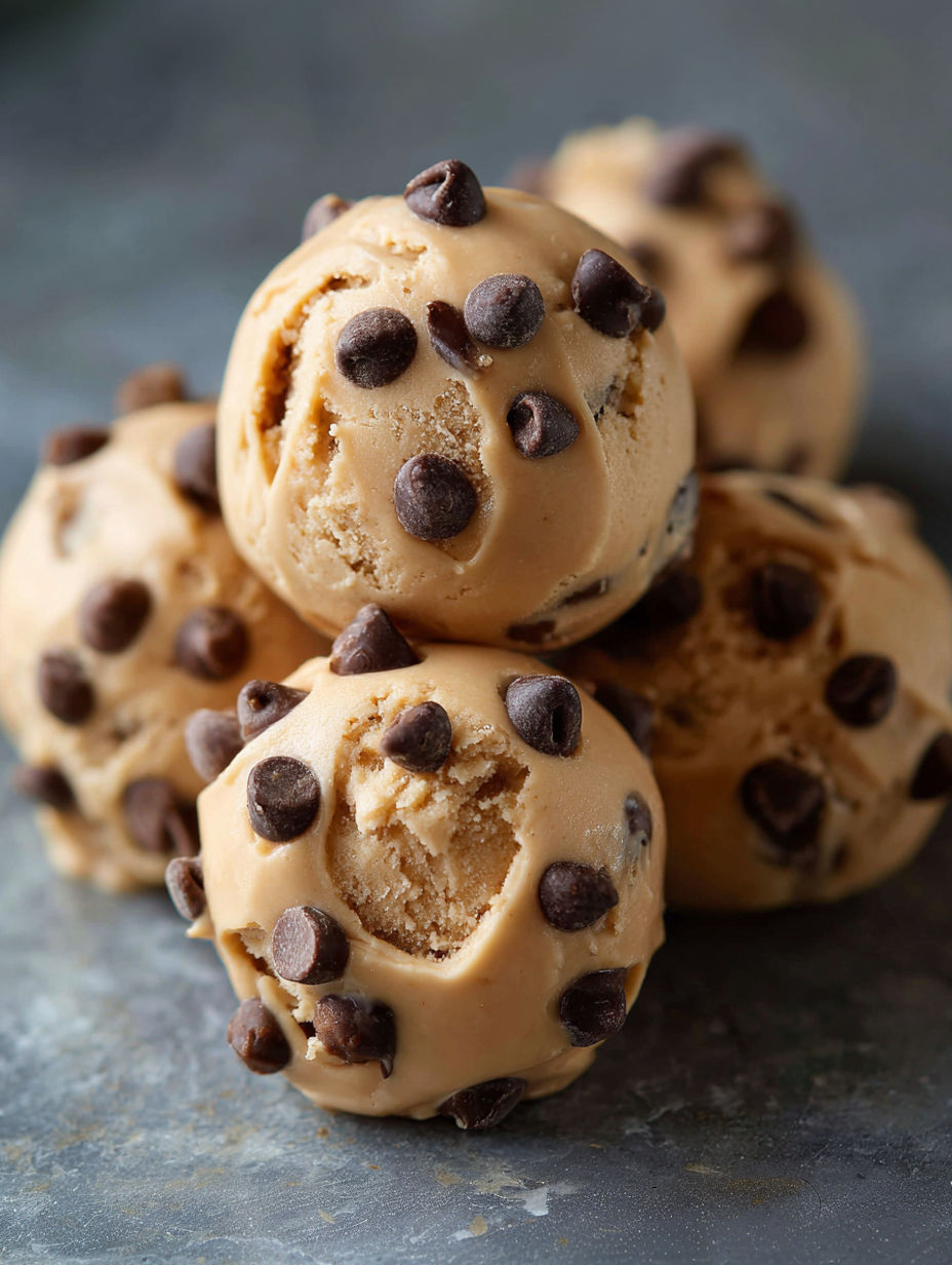 Chocolate covered peanut butter balls.