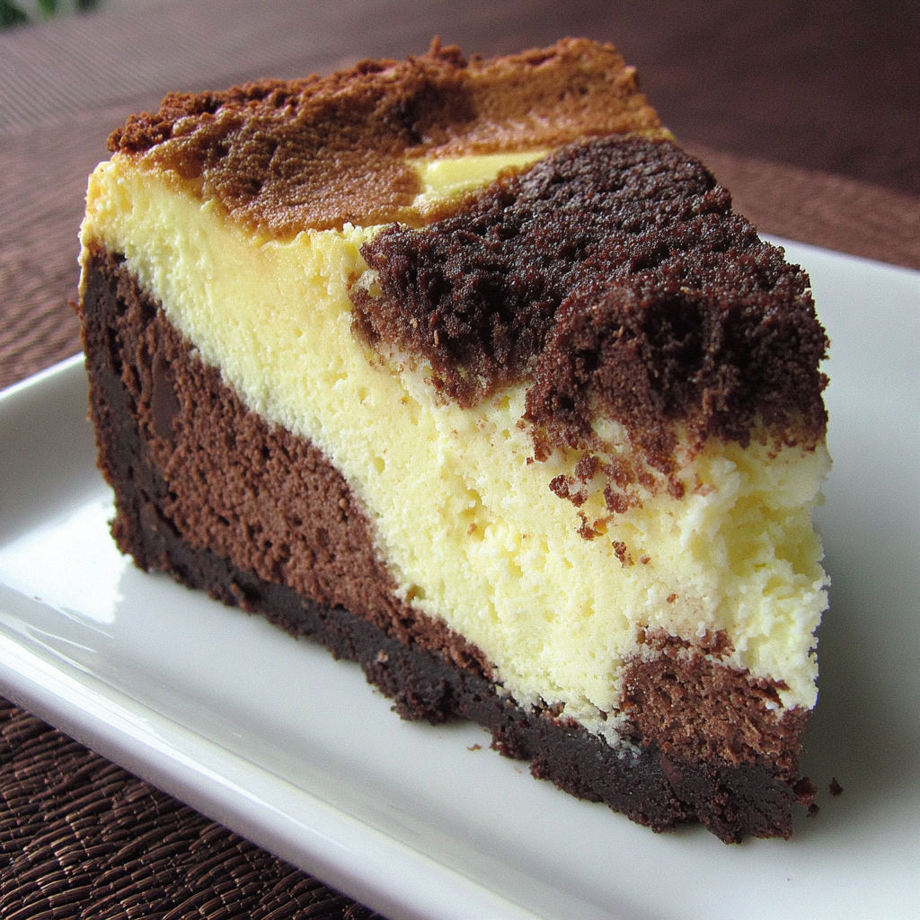 A slice of chocolate cake with white frosting.