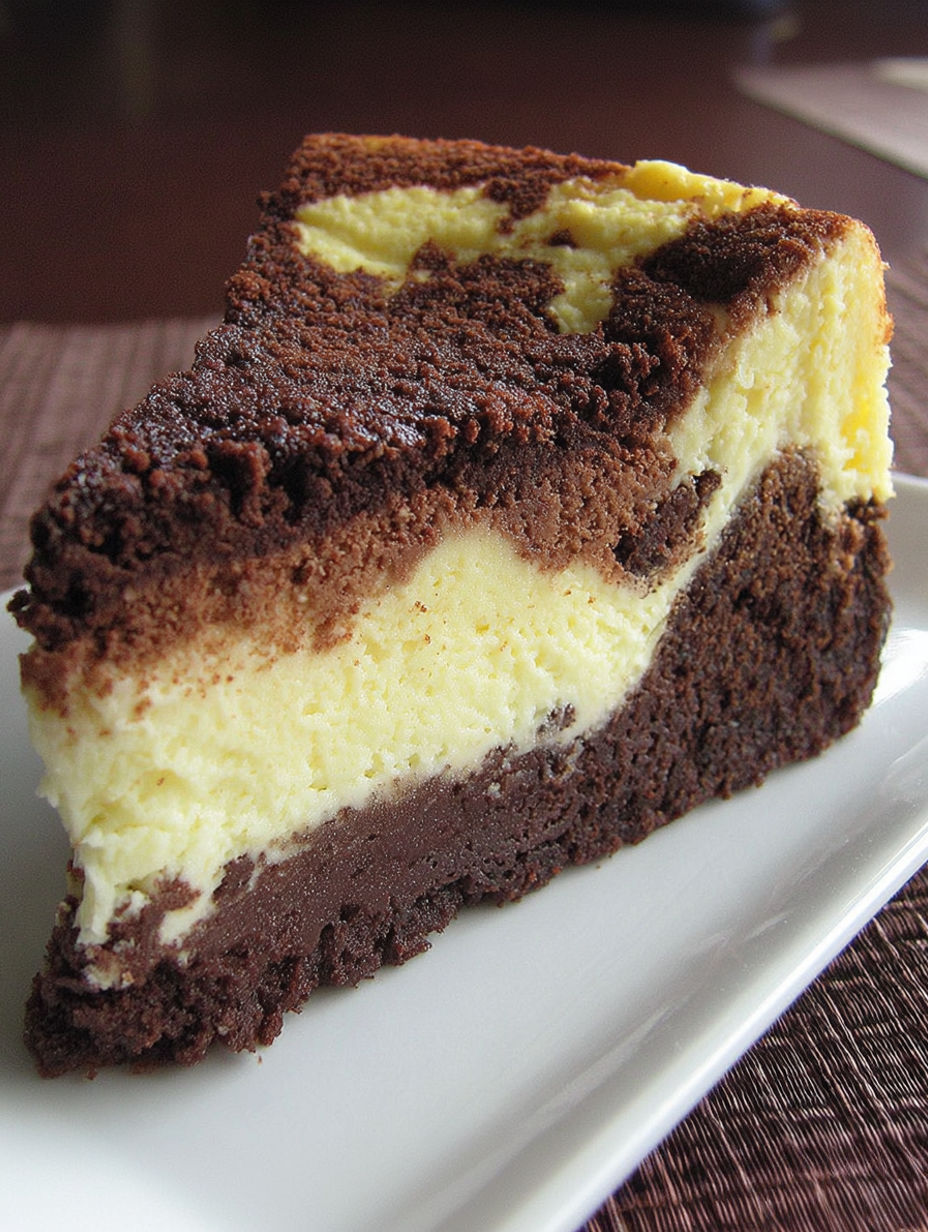 A slice of chocolate cake with white frosting.