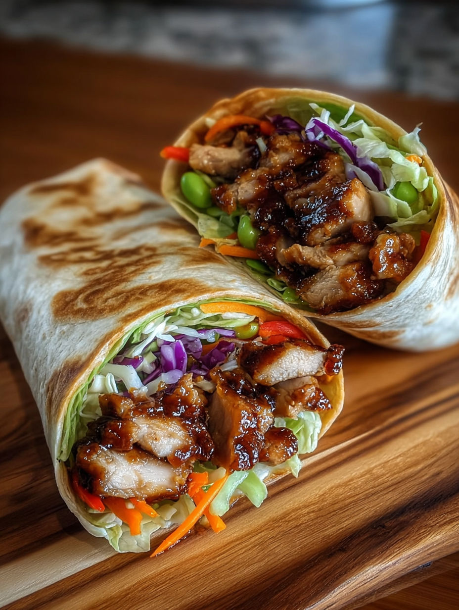 A wrap with meat and vegetables.