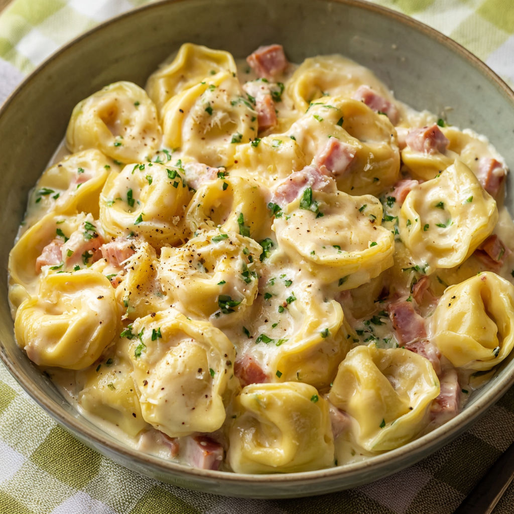 A bowl of pasta with cheese and meat.