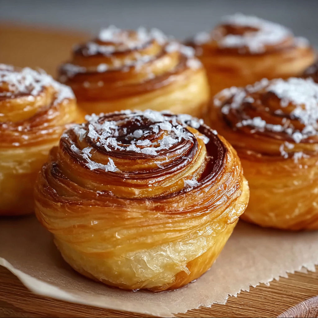 A plate of pastries with powdered sugar on top.
