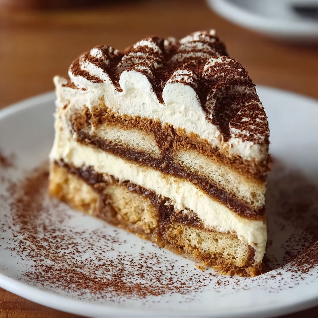 A slice of Zimtschnecken-Käsekuchen on a plate.