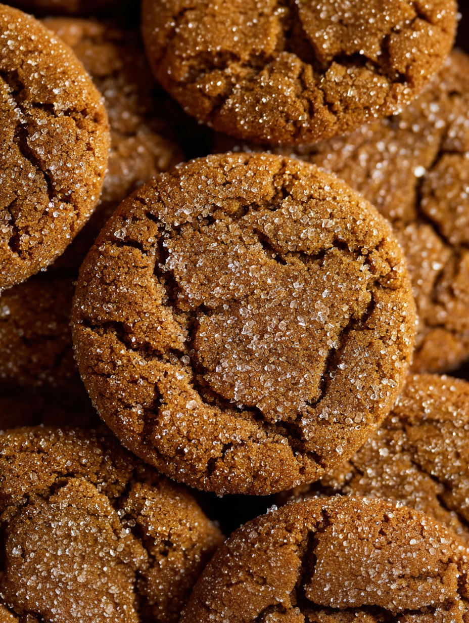 A pile of sugar coated cookies.