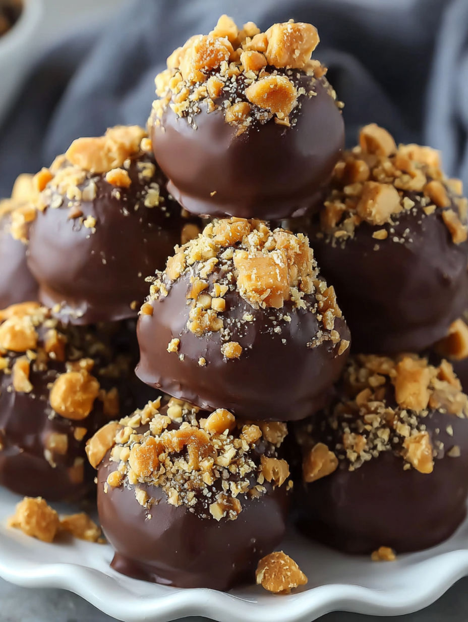 A stack of Butterfinger Kugeln.