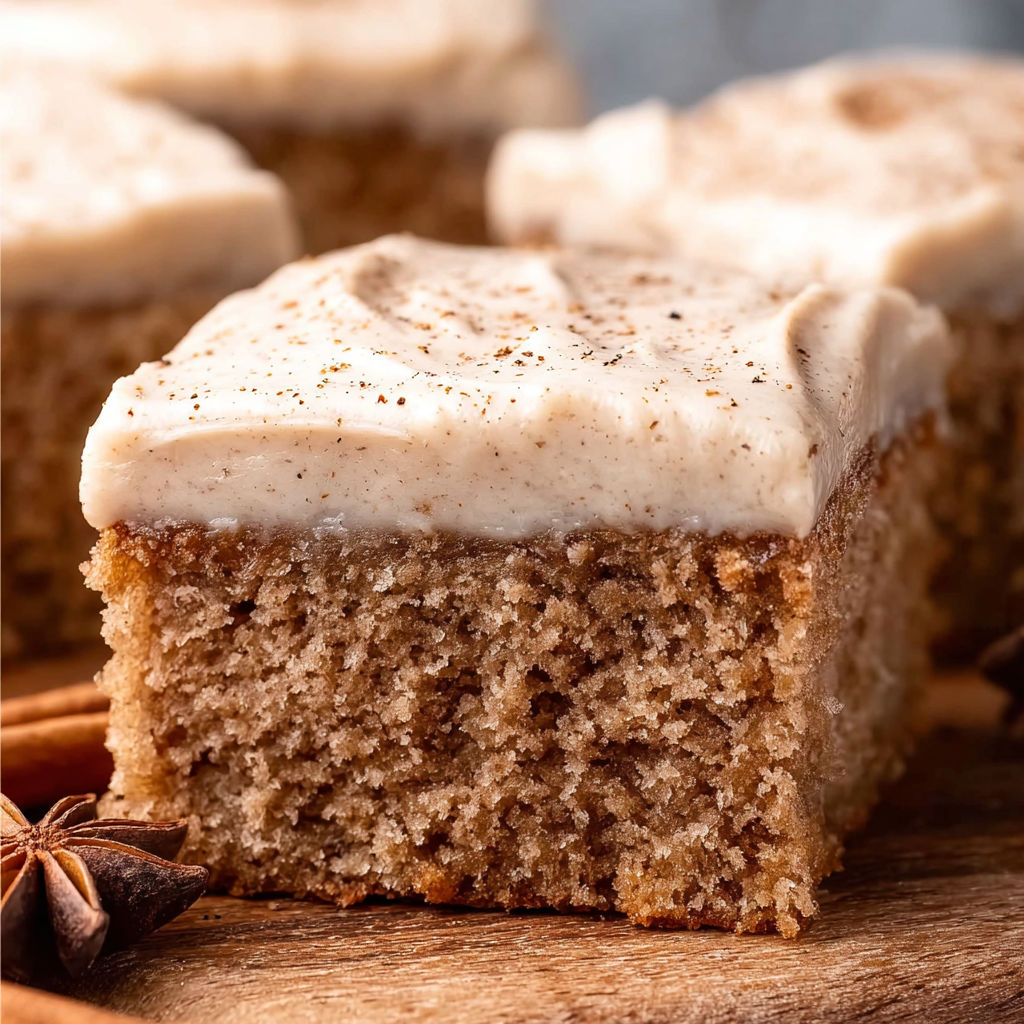 A slice of cake with a white frosting.