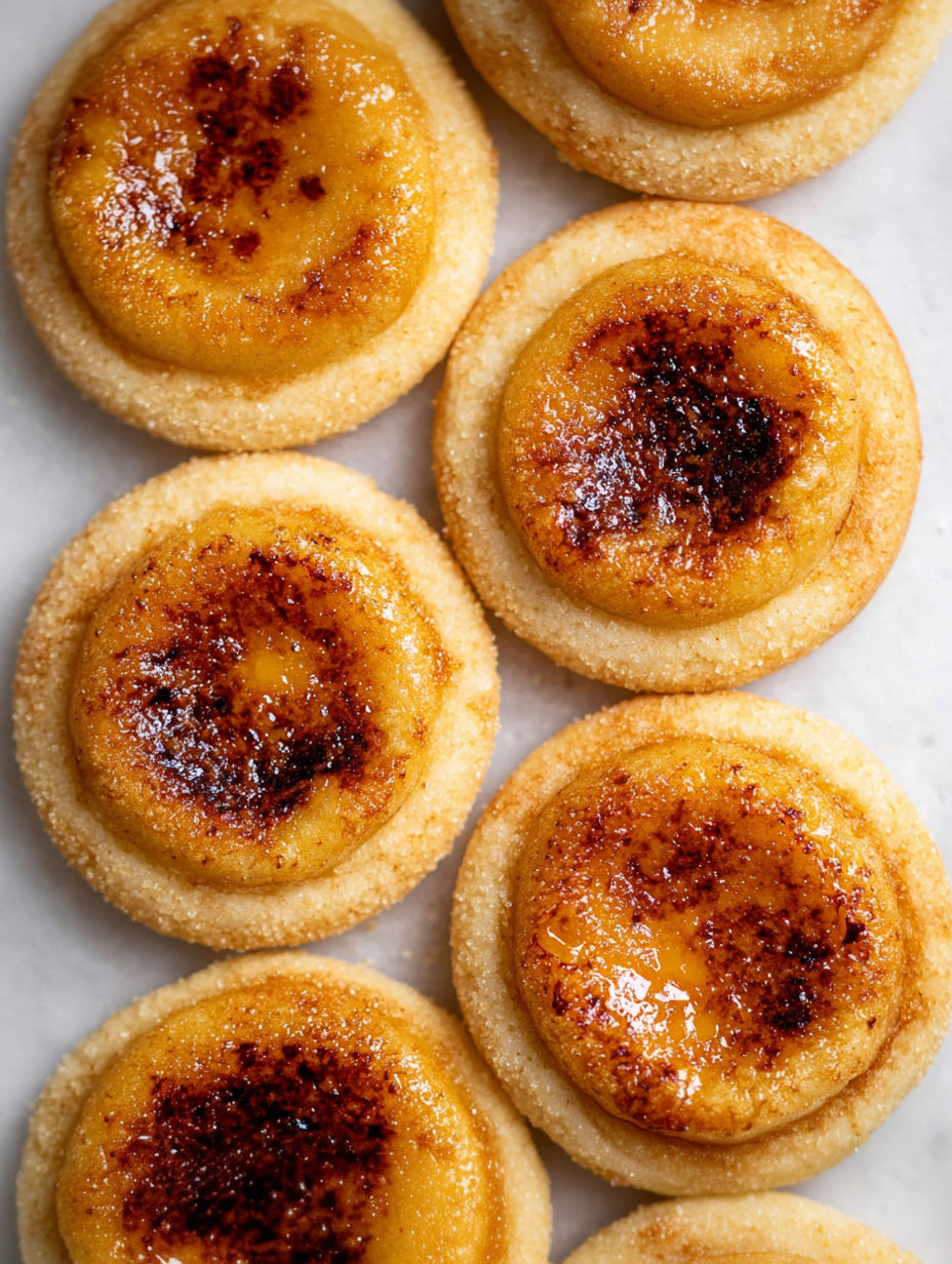 Crème Brûlée Cookies.