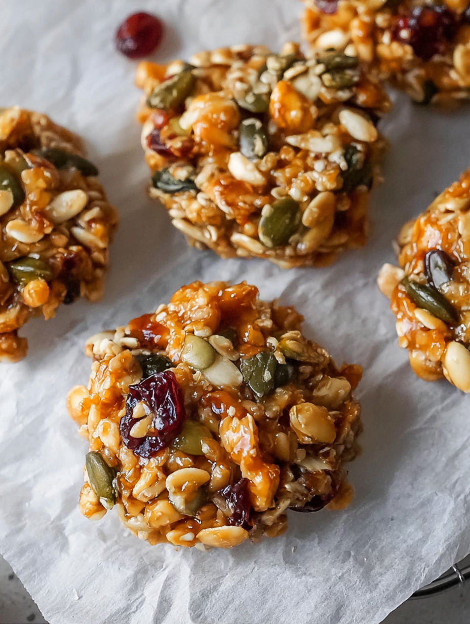A close up of a candy bar with nuts.