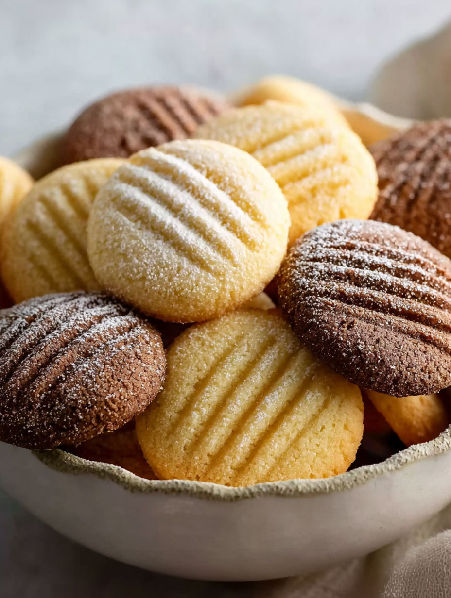 A bowl of pudding plätzchen.