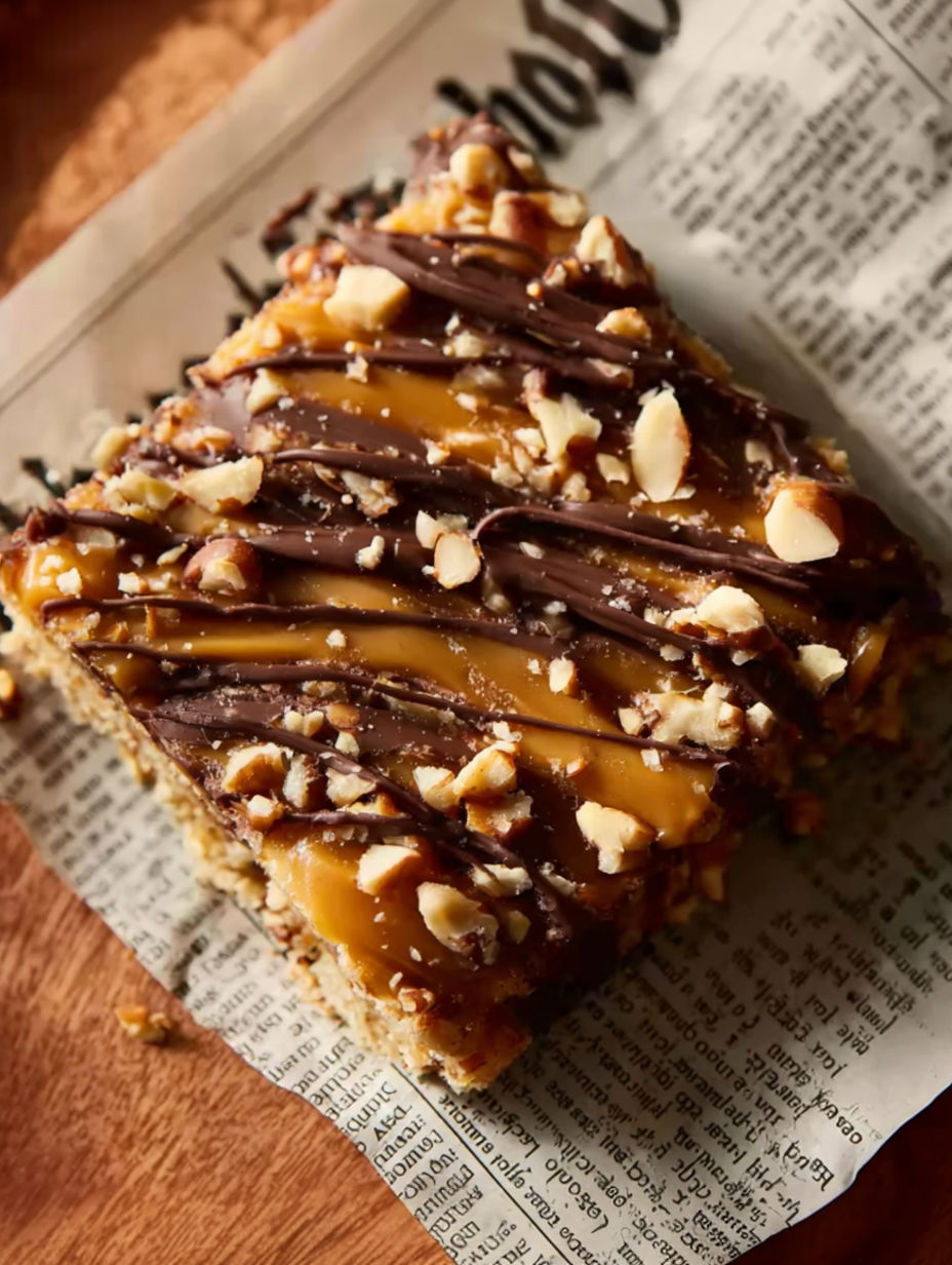 A piece of Kinder Maxi King Blechkuchen.