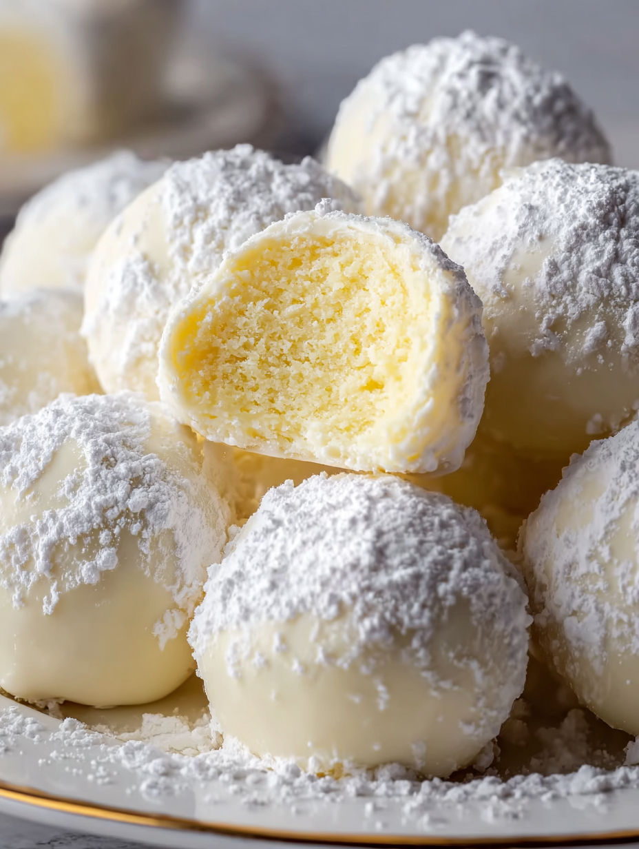 A plate of creme filled pastries.
