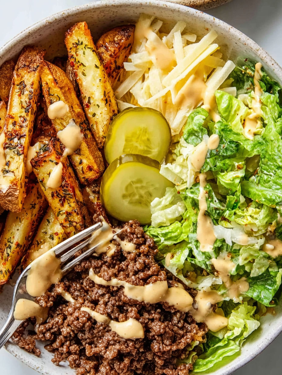 A plate of food with a fork and a bowl of food.