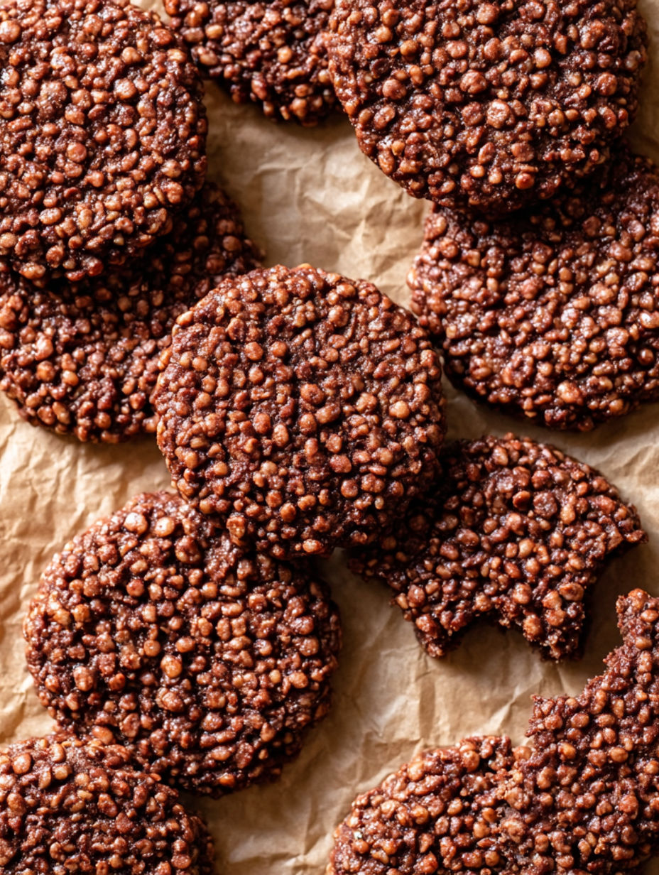 A close up of a cookie with chocolate chips.