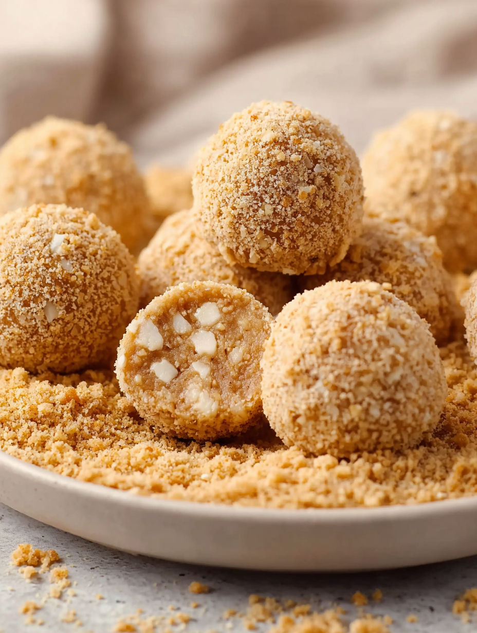 A plate of food with a brown color.
