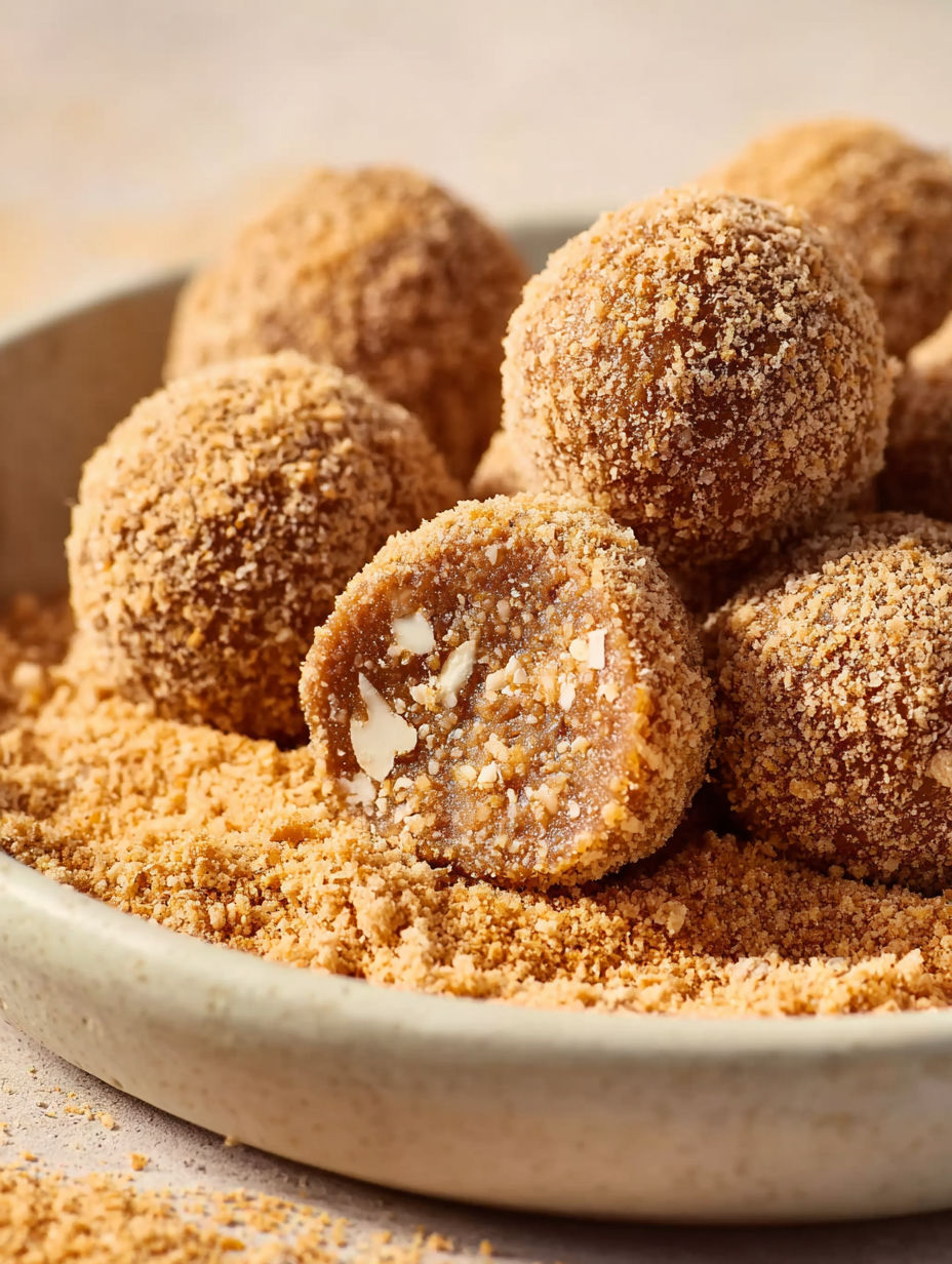 A bowl of food with a brown color.