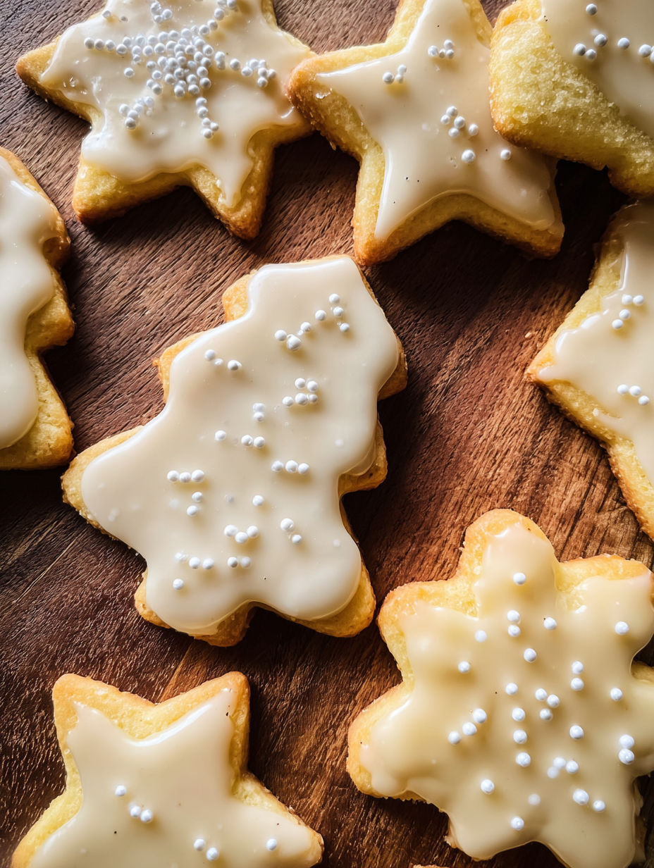 Orangen-Zitrus-Zuckerkekse.