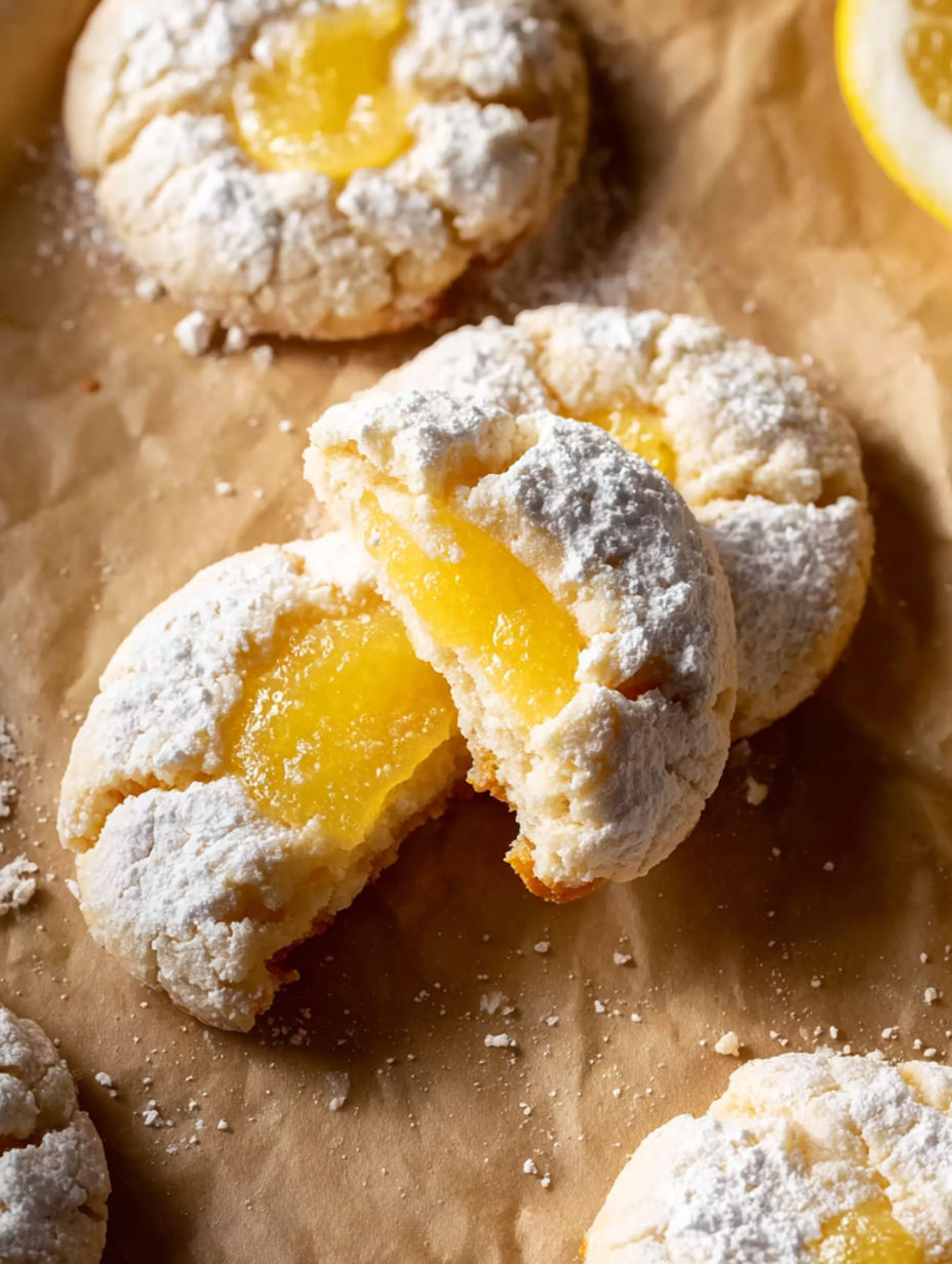 A plate of lemon bar cookies.