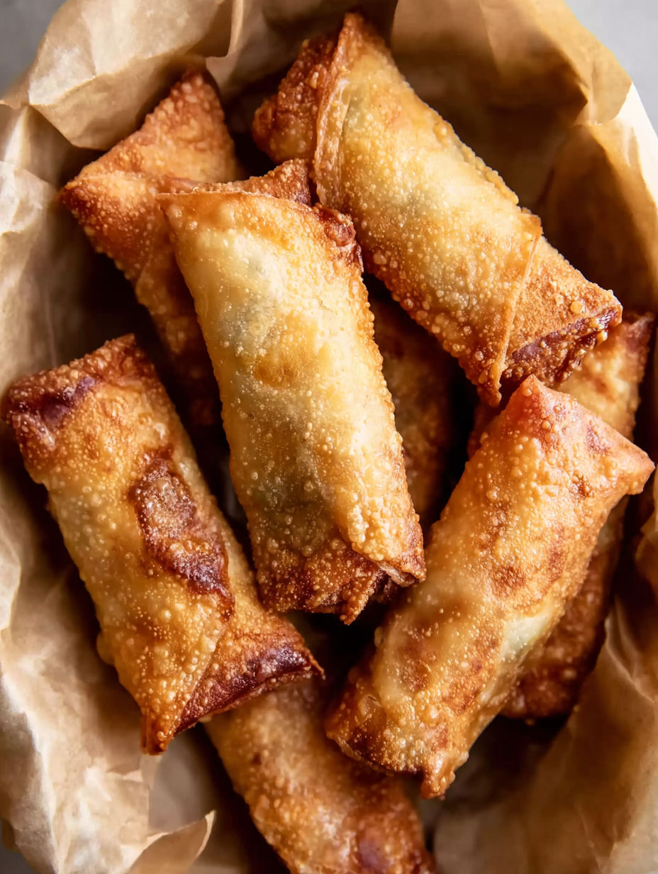 A plate of Philly cheesesteak egg rolls.