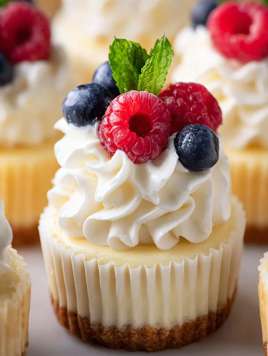 A cupcake with a blueberry on top.