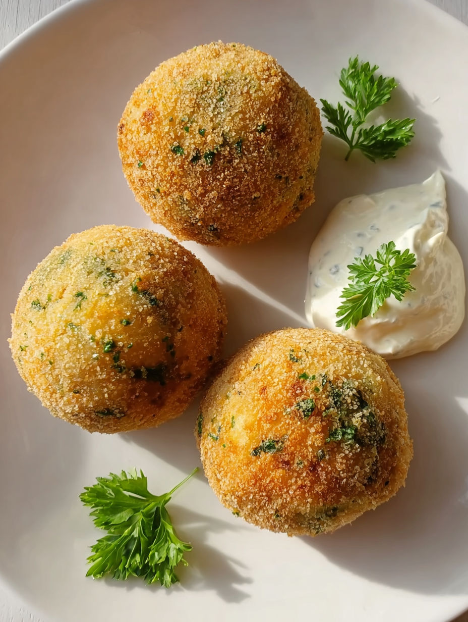 Three pieces of food on a plate.