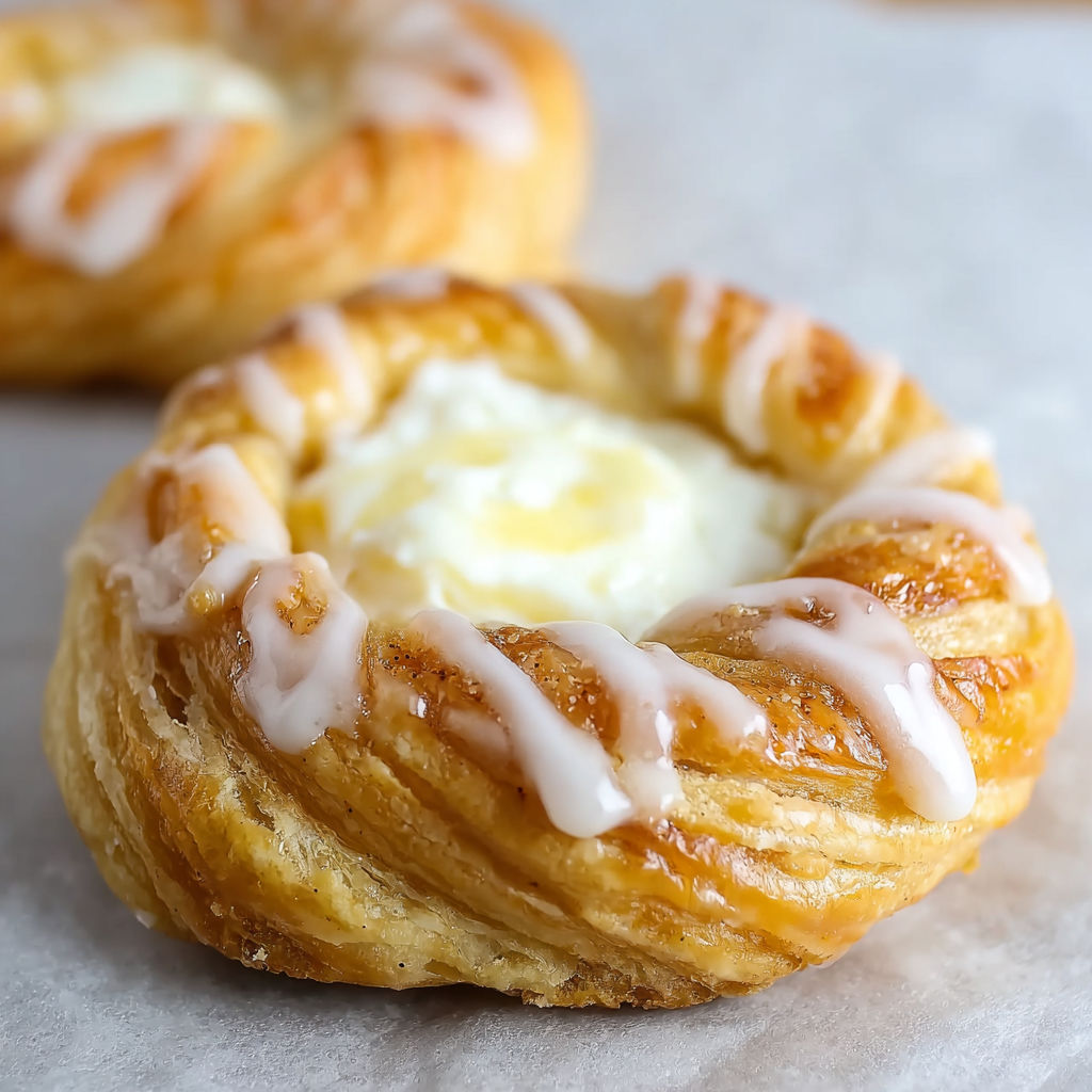 A pastry with a cream filling.