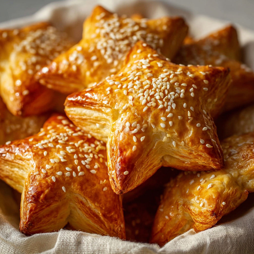 A bowl of star shaped pastries.