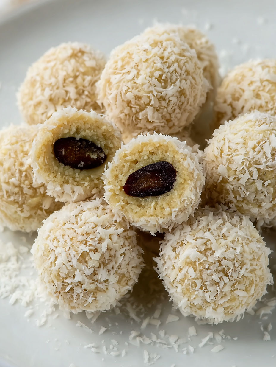 A plate of blueberry cottage cheese bites.