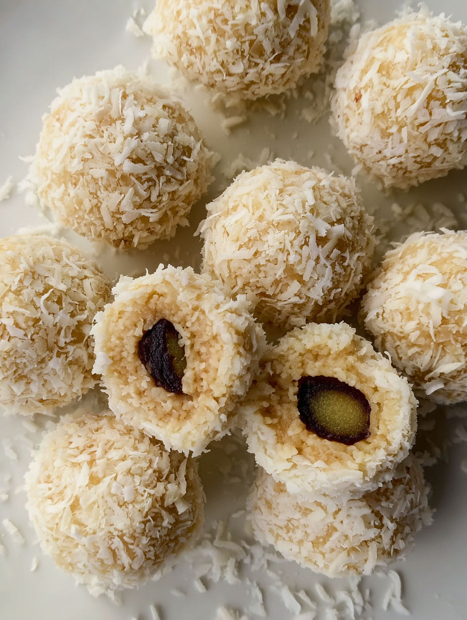 A plate of blueberry cottage cheese bites.