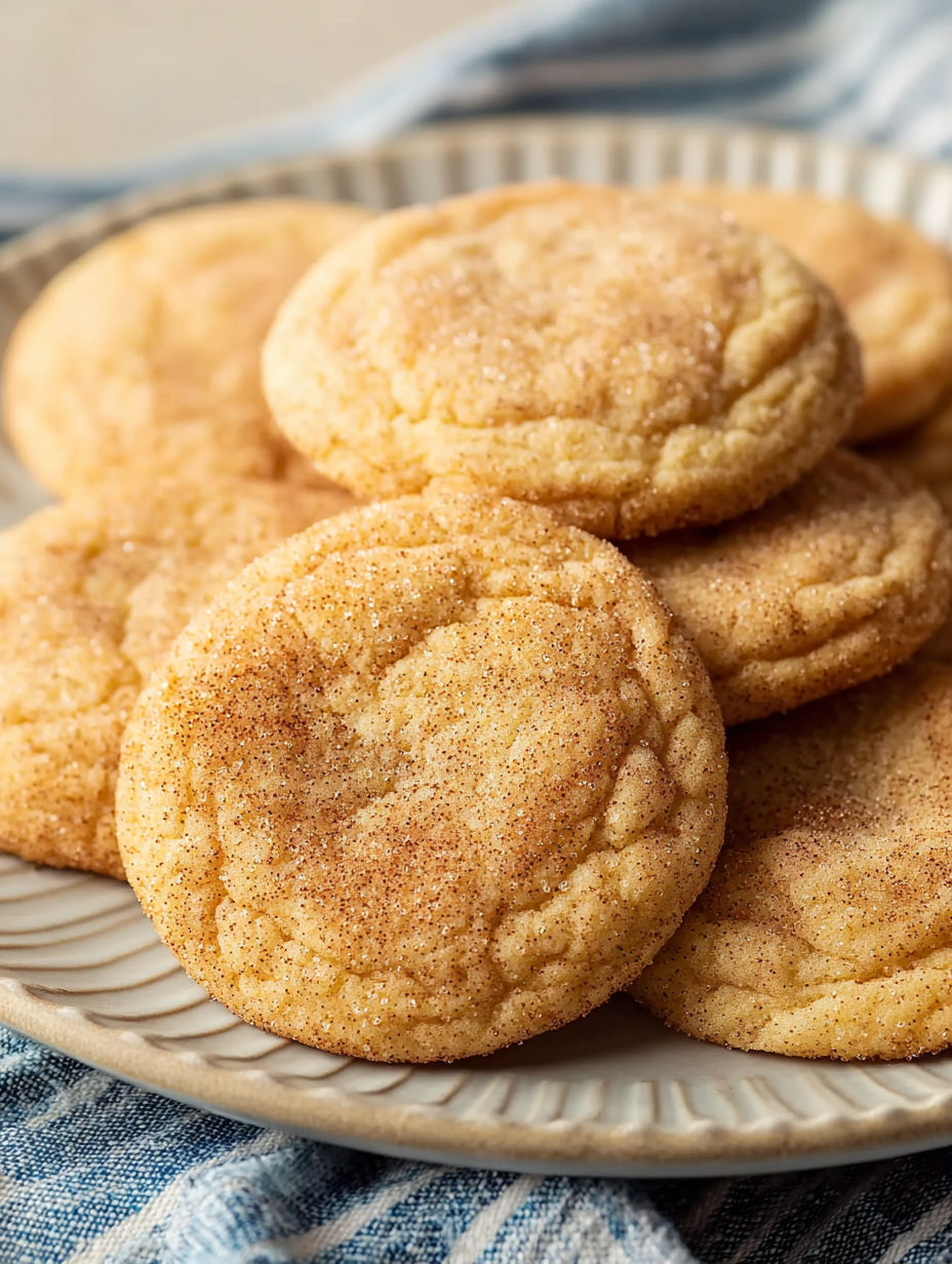 A plate of cookies with a sugar coating.