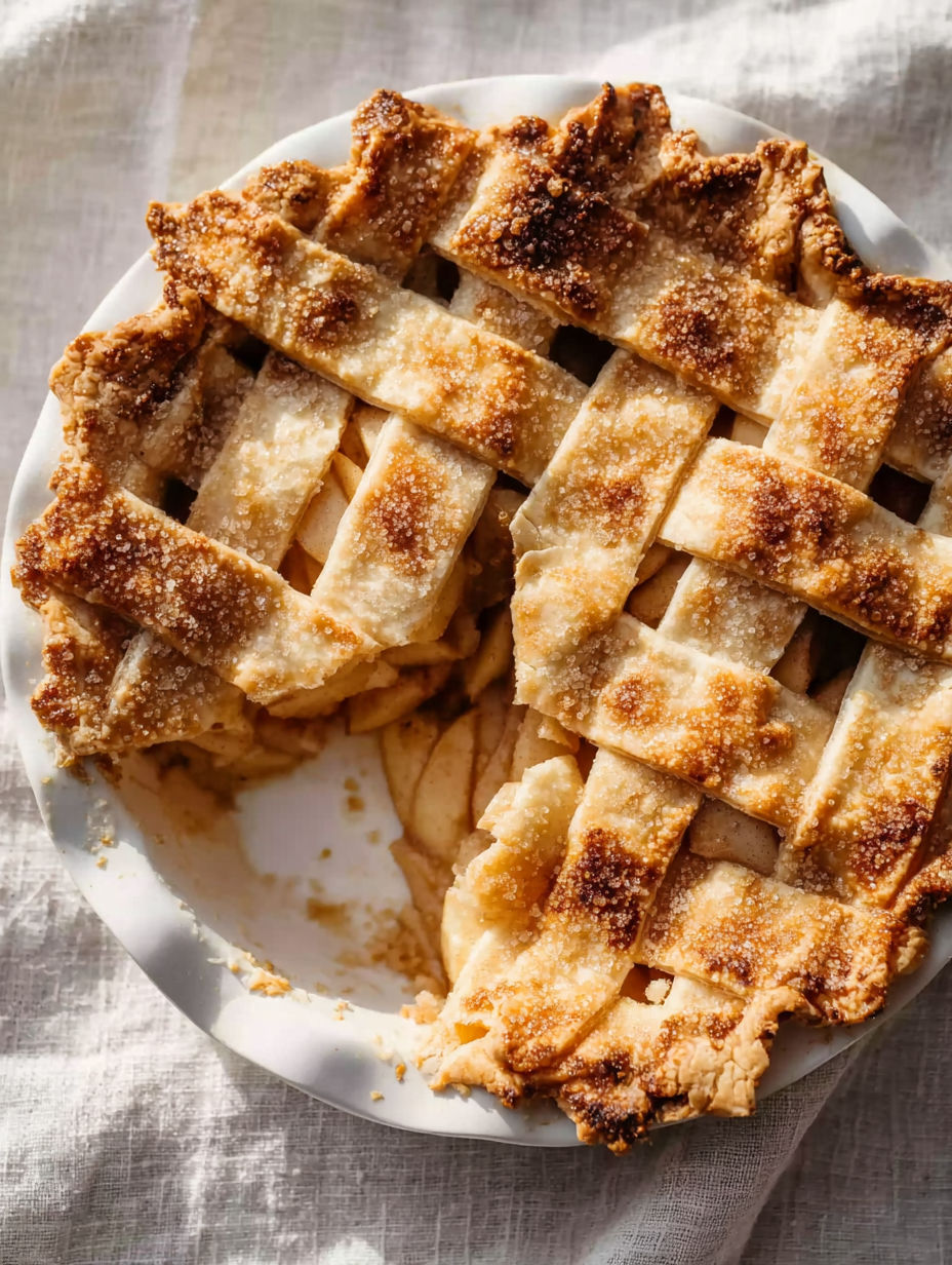 A pie with a missing slice.