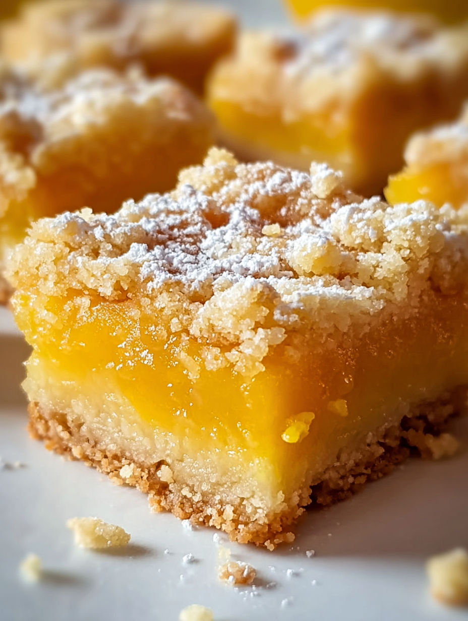 A piece of Aprikosen-Shortbread-Riegel.