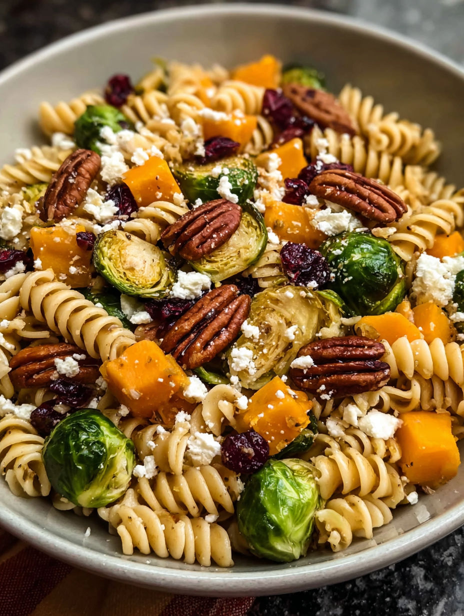A bowl of pasta with vegetables and cheese.