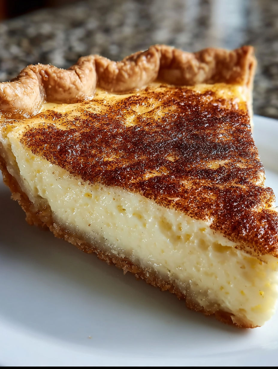 A slice of Weihnachtlicher Vanille-Zimt-Puddingkuchen.