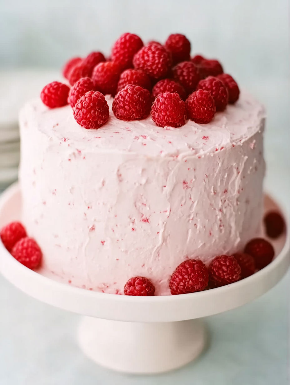 A white plate with a cake on it.