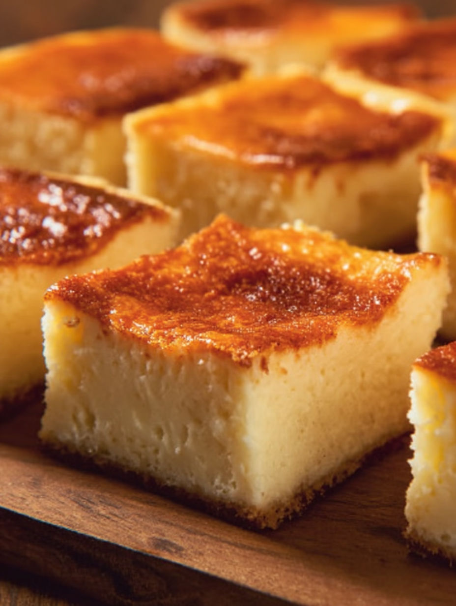 A slice of cheesecake on a plate.