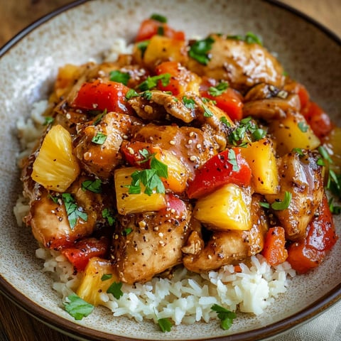 A plate of chicken with rice and vegetables.
