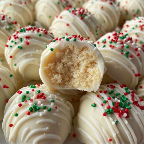 A white cake with a bite taken out of it.