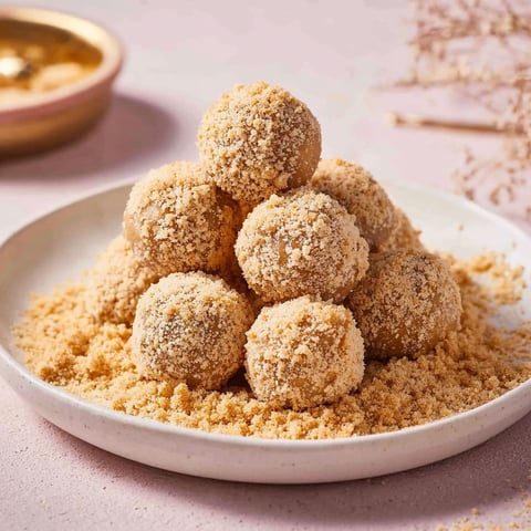 A plate of cookies with a gold bowl in the background.