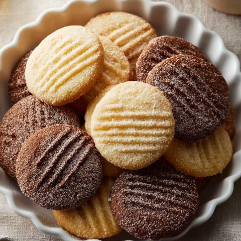 A white plate filled with Puddingplätzchen.
