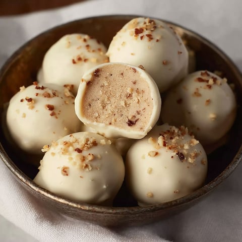 A bowl of chocolate covered almonds.