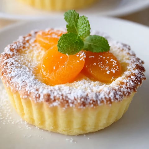 A dessert with a mint leaf on top.