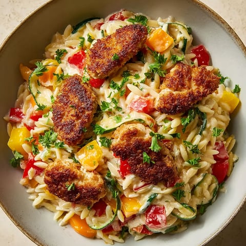 A bowl of food with chicken and vegetables.