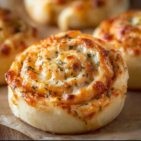 A close up of a pizza with cheese and herbs.