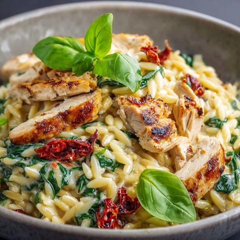 A bowl of chicken and pasta.